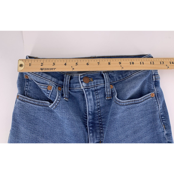 Madewell CALI DEMI-BOOT Jean Women's Size 25 x 27 Medium Wash High Rise - Picture 6 of 14